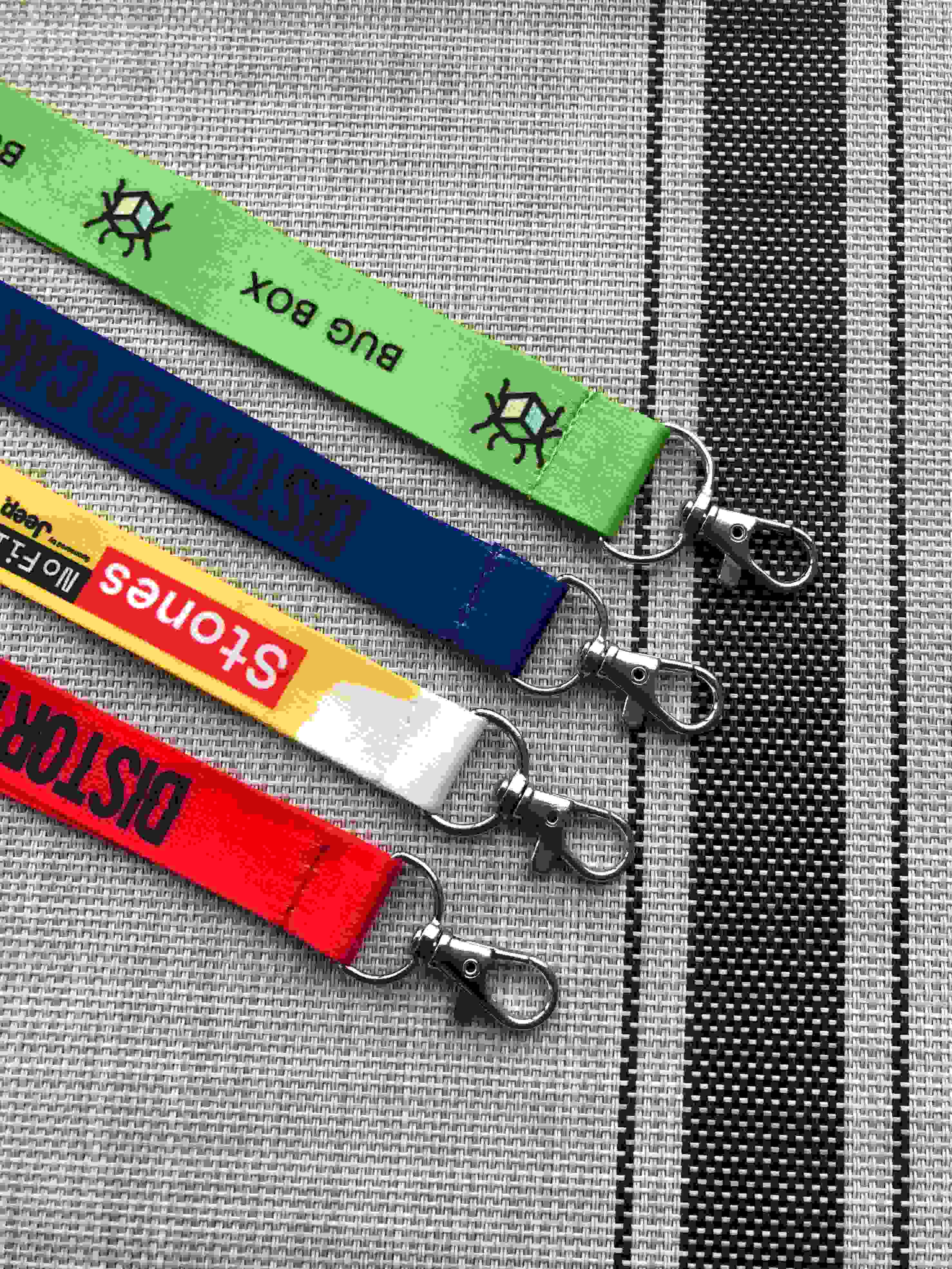 Custom Glitter Lanyards - Wristband Creation